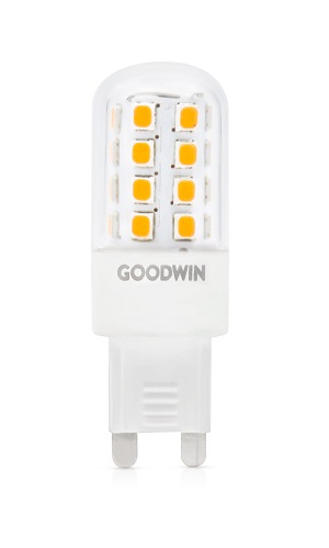 Goodwin C Series 4.5W 470lm 3000K Dimmable G9 LED Capsule